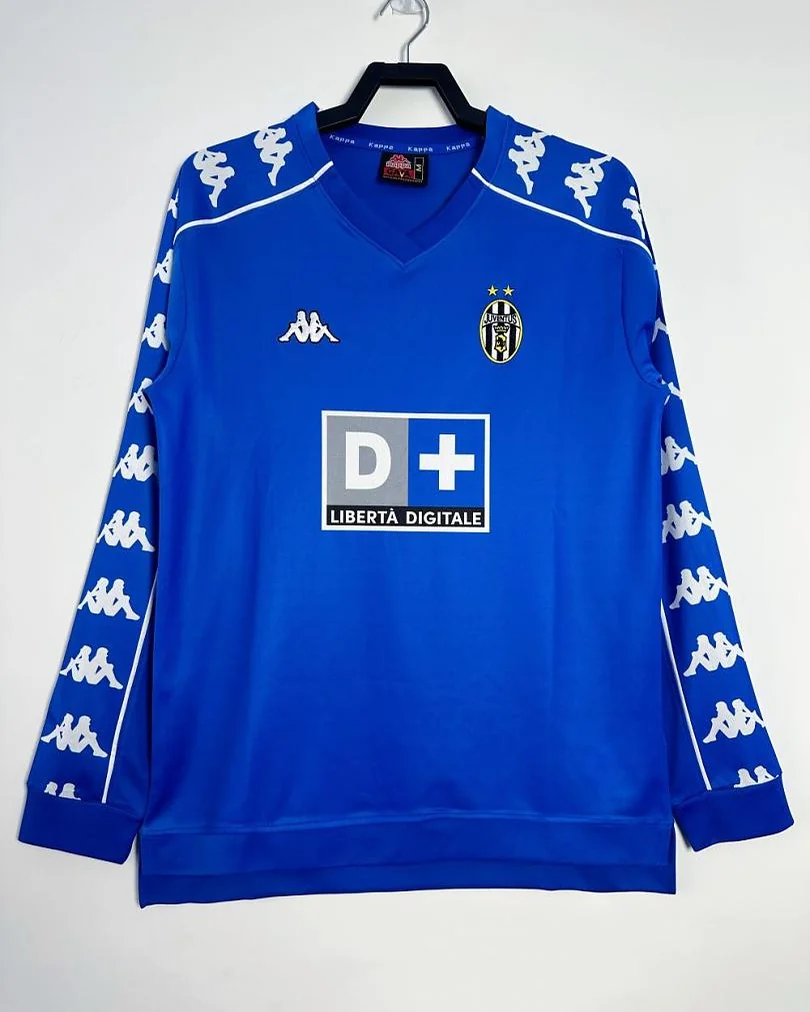 Camisola Retro Juventus 1999/00 Alternativa Manga Comprida