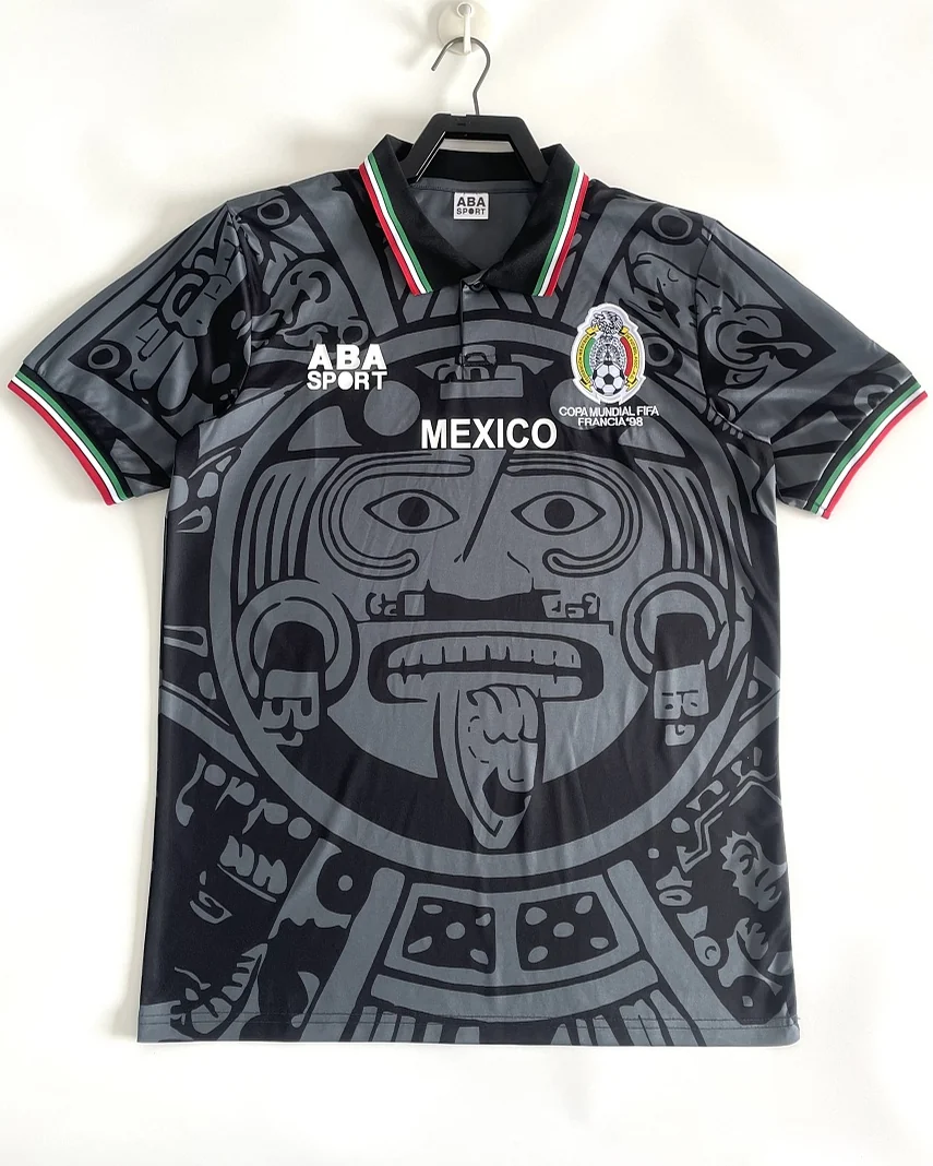 Camisola Retro México 1998 Preta