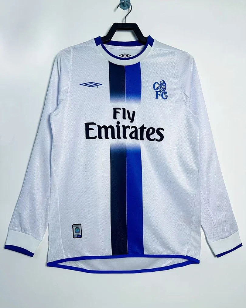 Camisola Retro Chelsea 2003/05 Alternativa Manga Comprida