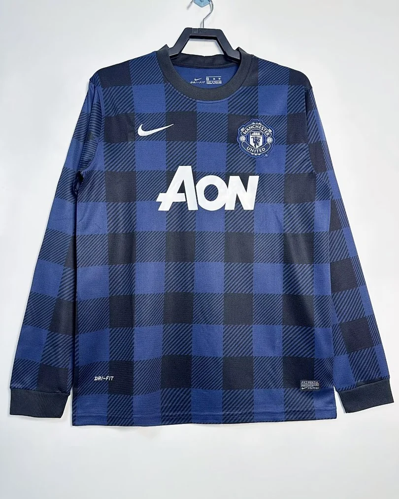 Camisola Retro Manchester United 13/14 Alternativa Manga Comprida