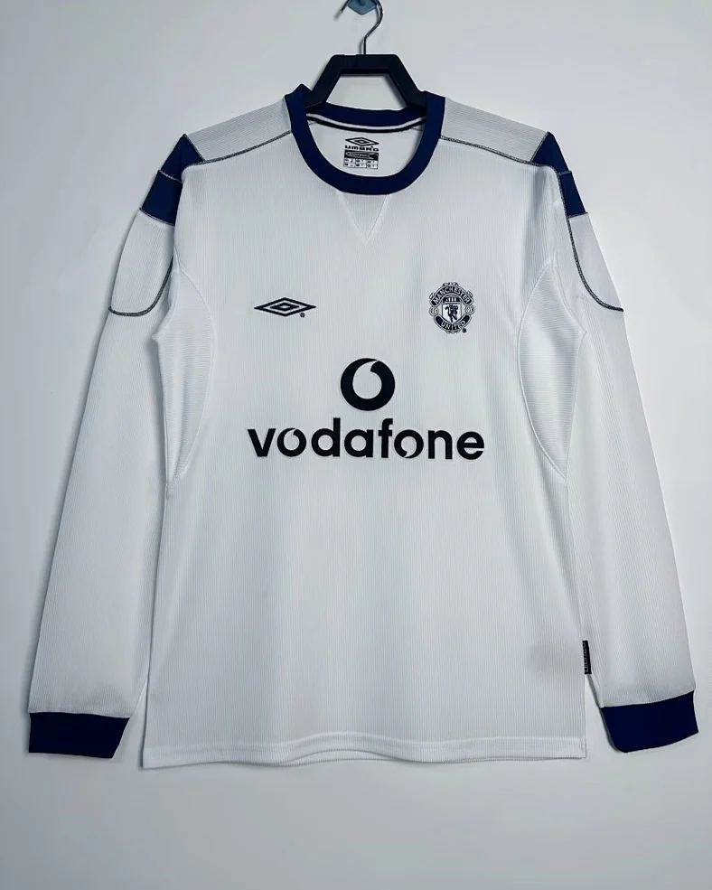 Camisola Retro Manchester United 2000/01 Alternativa Manga Comprida