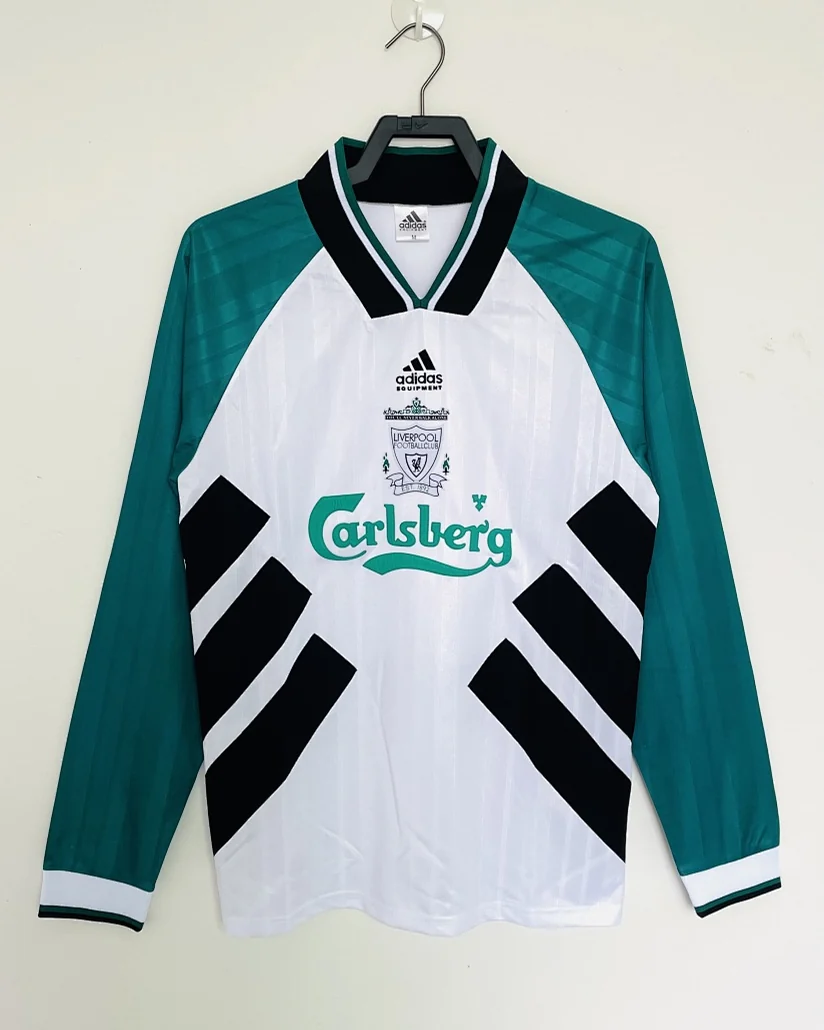 Camisola Retro Liverpool 1993/95 Alternativa Manga Comprida