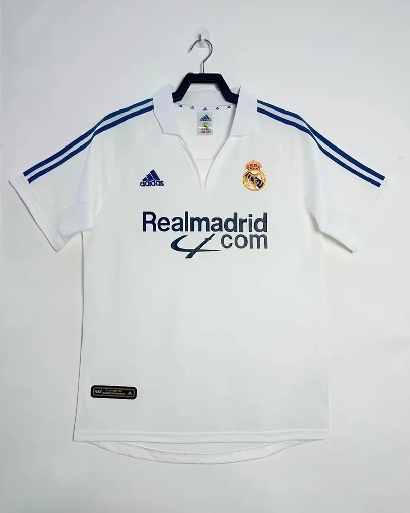 Camisola Retro Real Madrid 2001/02 Principal