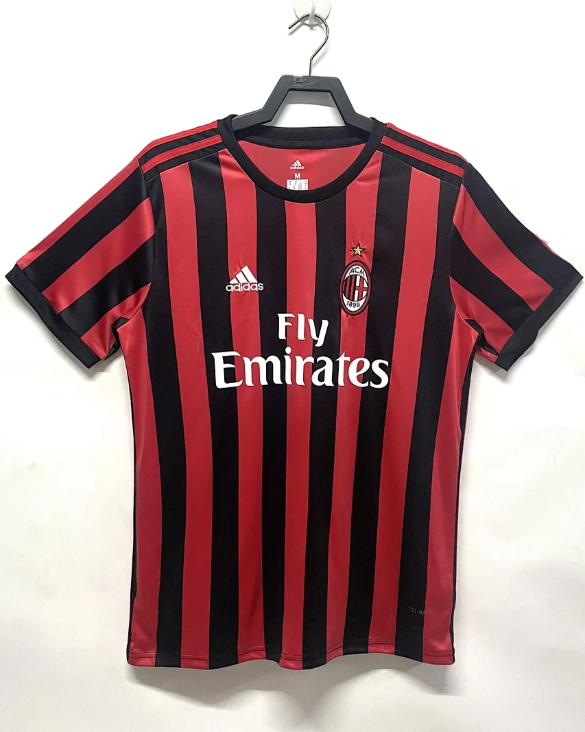 Camisola Retro AC Milan 17/18 Principal