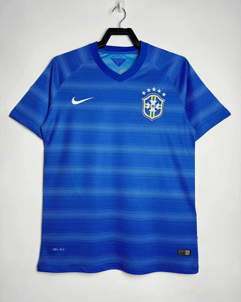 Camisola Retro Brasil 2014 Alternativa