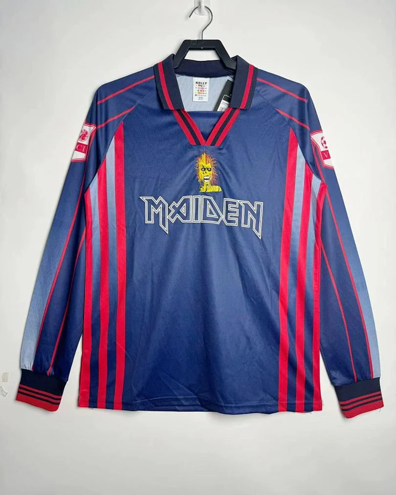 Camisola Retro West Ham 1998 Principal Manga Comprida