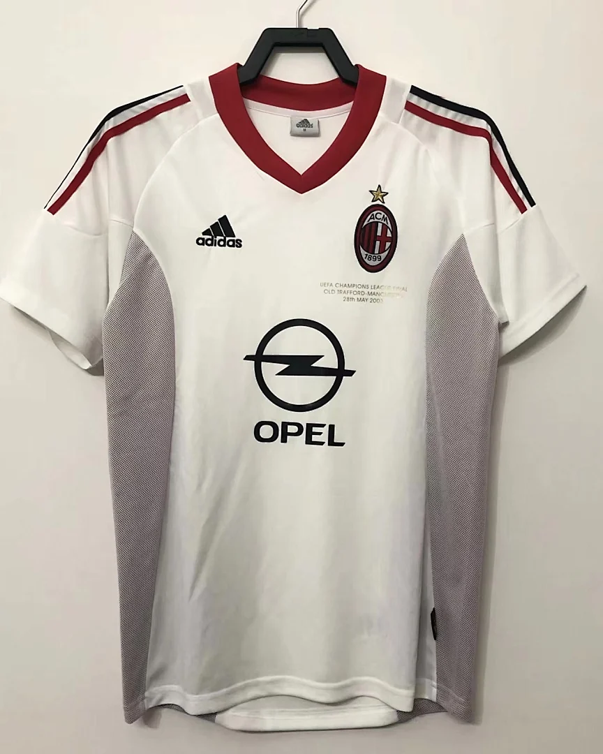 Camisola Retro AC Milan 2002 Alternativa