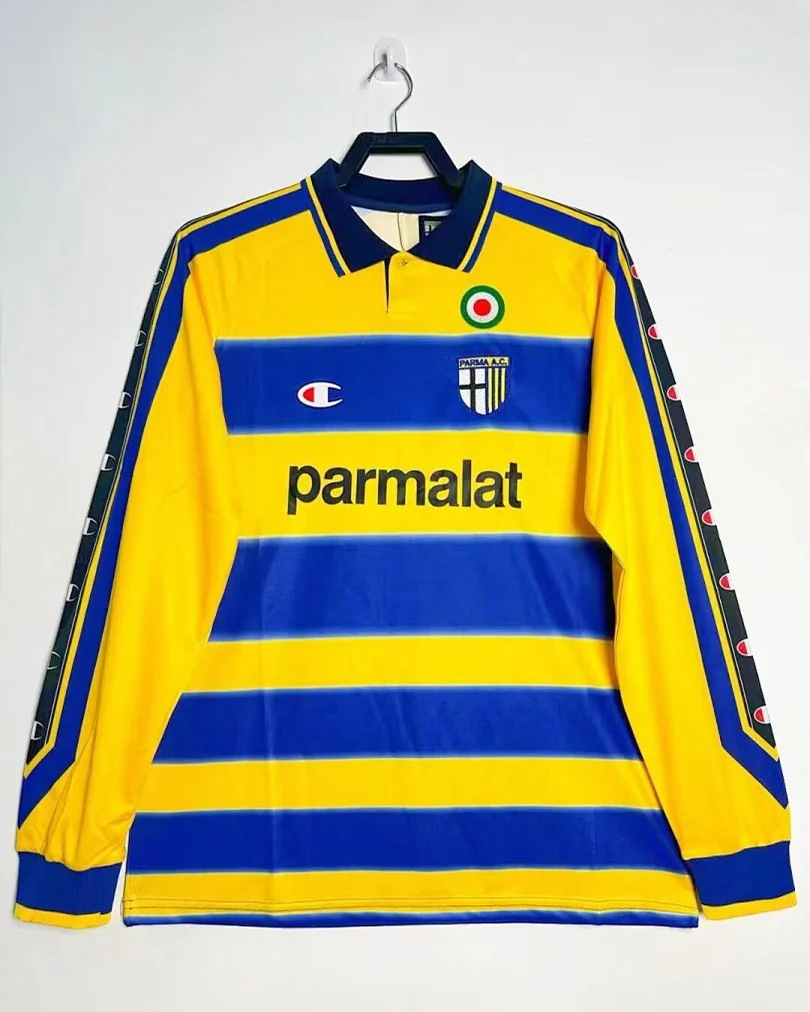 Camisola Retro Parma 1999/00 Principal Manga Comprida