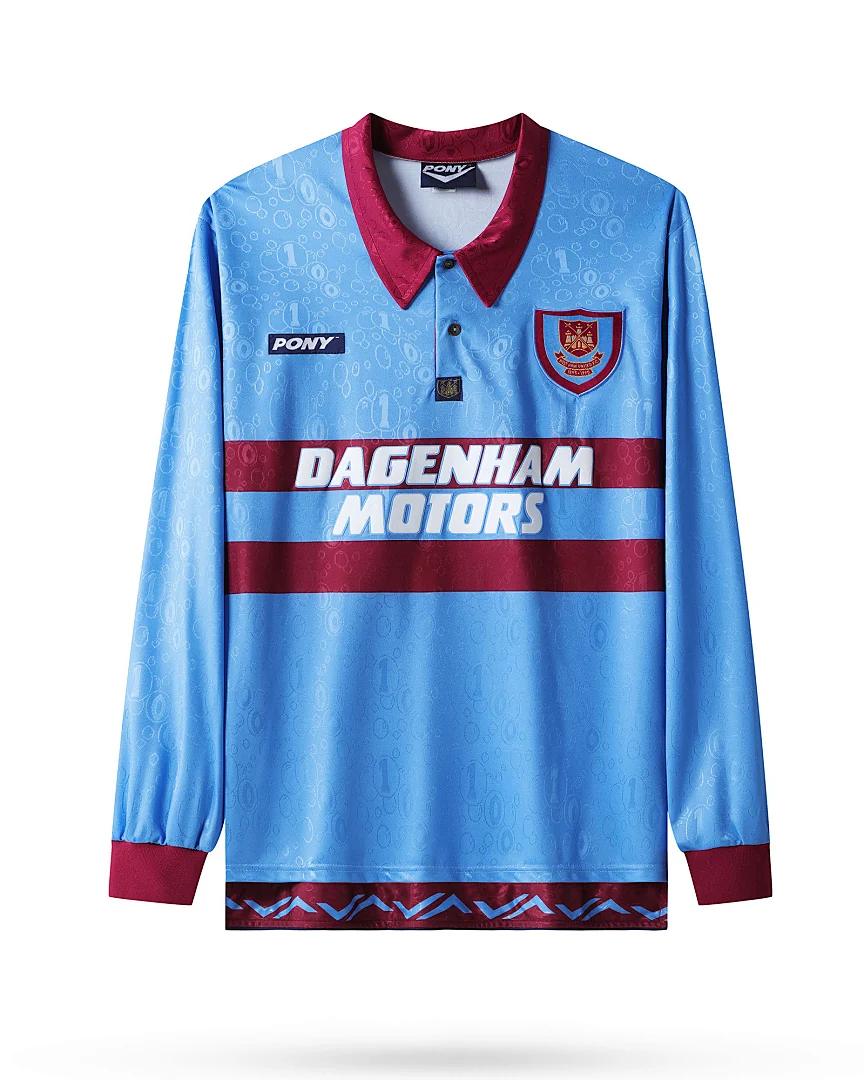 Camisola Retro West Ham 1995/97 Alternativa Manga Comprida