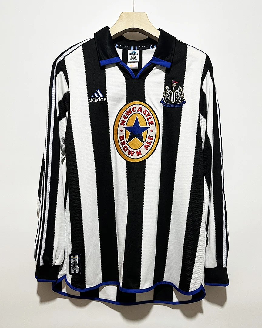 Camisola Retro Newcastle United 1999/00 Principal Manga Comprida