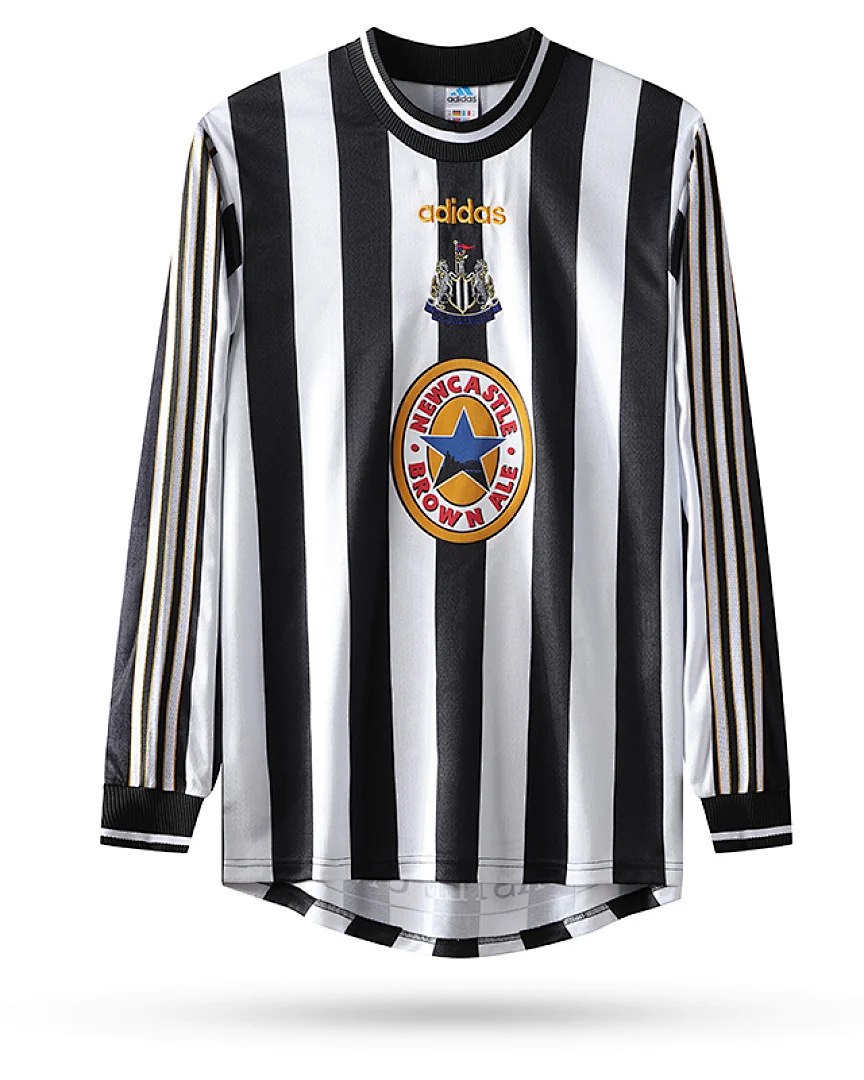 Camisola Retro Newcastle United 1997/99 Principal Manga Comprida