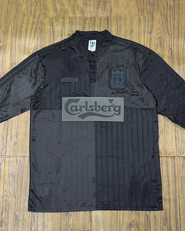 Camisola Retro Liverpool 1995/96 Terceira Manga Comprida
