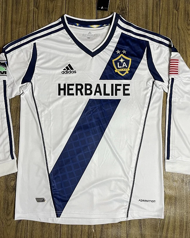 Camisola Retro LA Galaxy 11/12 Principal Manga Comprida