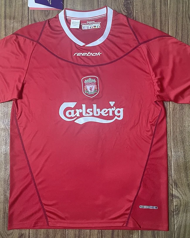 Camisola Retro Liverpool 2002/04 Principal