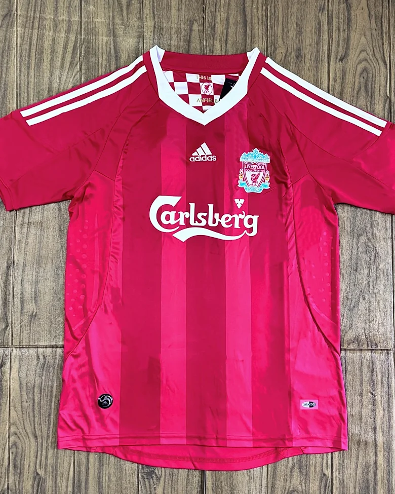 Camisola Retro Liverpool 08/10 Principal