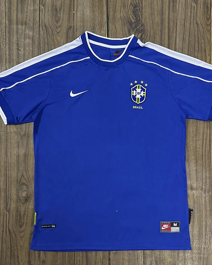Camisola Retro Brasil 1998 Alternativa