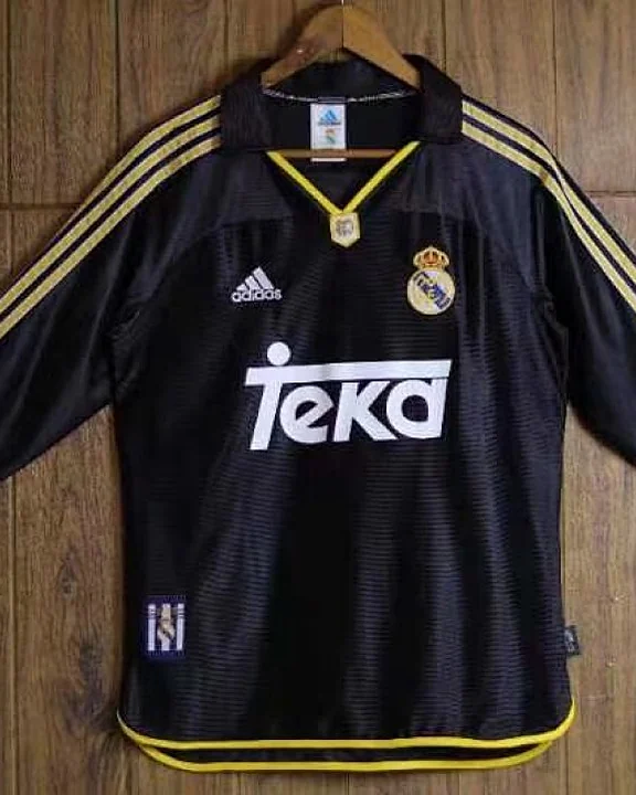 Camisola Retro Real Madrid 1998/00 Alternativa Manga Comprida