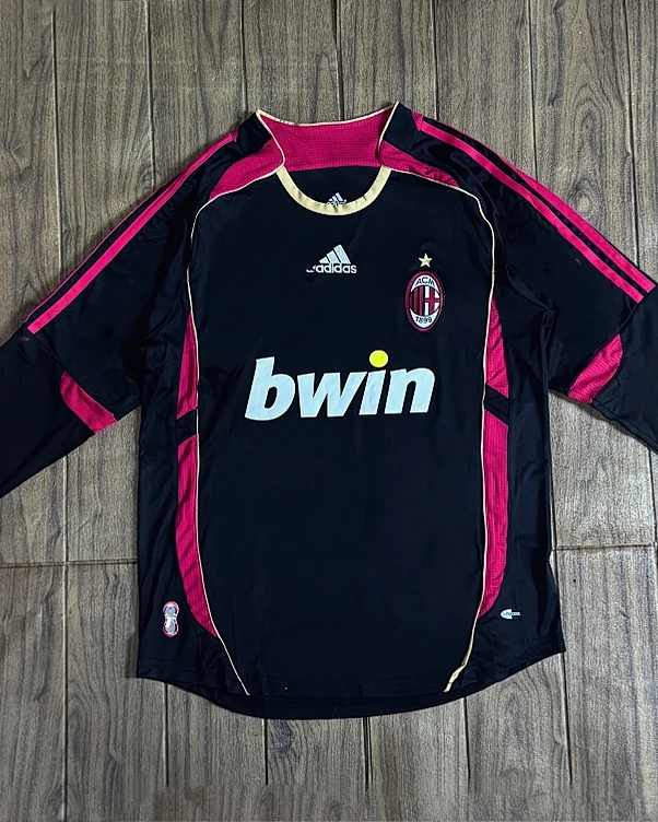 Camisola Retro AC Milan 06/07 Terceira Manga Comprida