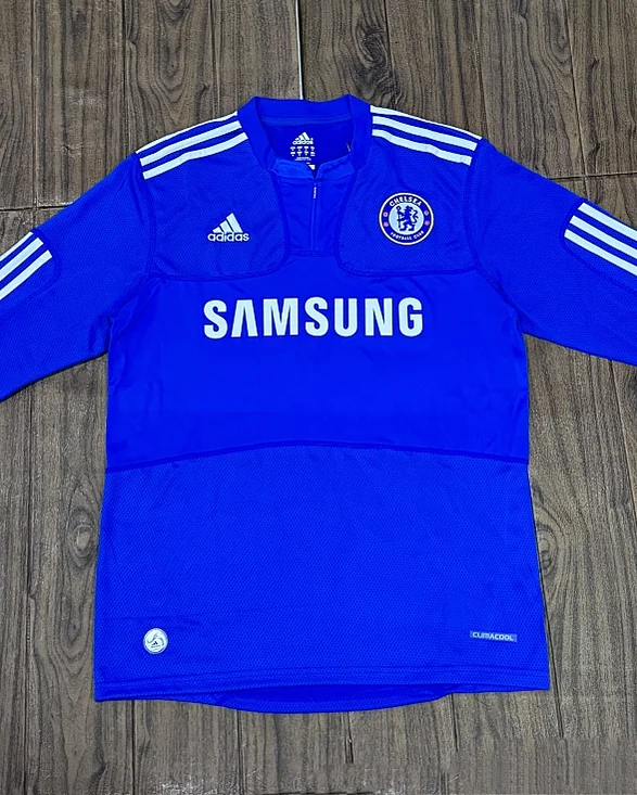 Camisola Retro Chelsea 09/10 Principal Manga Comprida