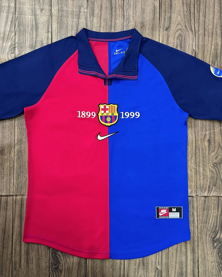 Camisola Retro Barcelona 1999 Edição Especial