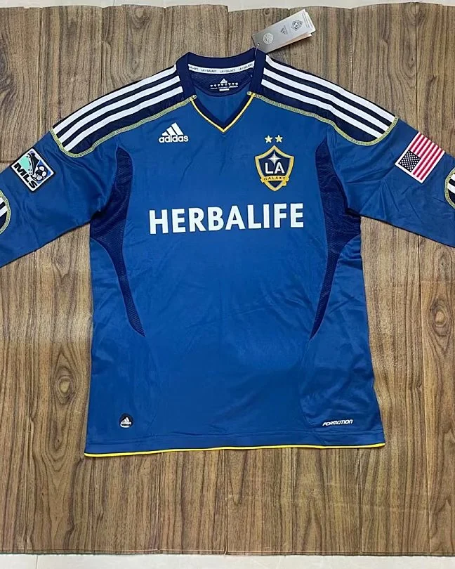 Camisola Retro LA Galaxy 11/12 Alternativa Manga Comprida