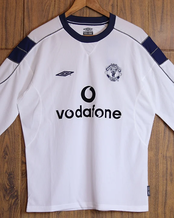 Camisola Retro Manchester United 1999/00 Alternativa Manga Comprida
