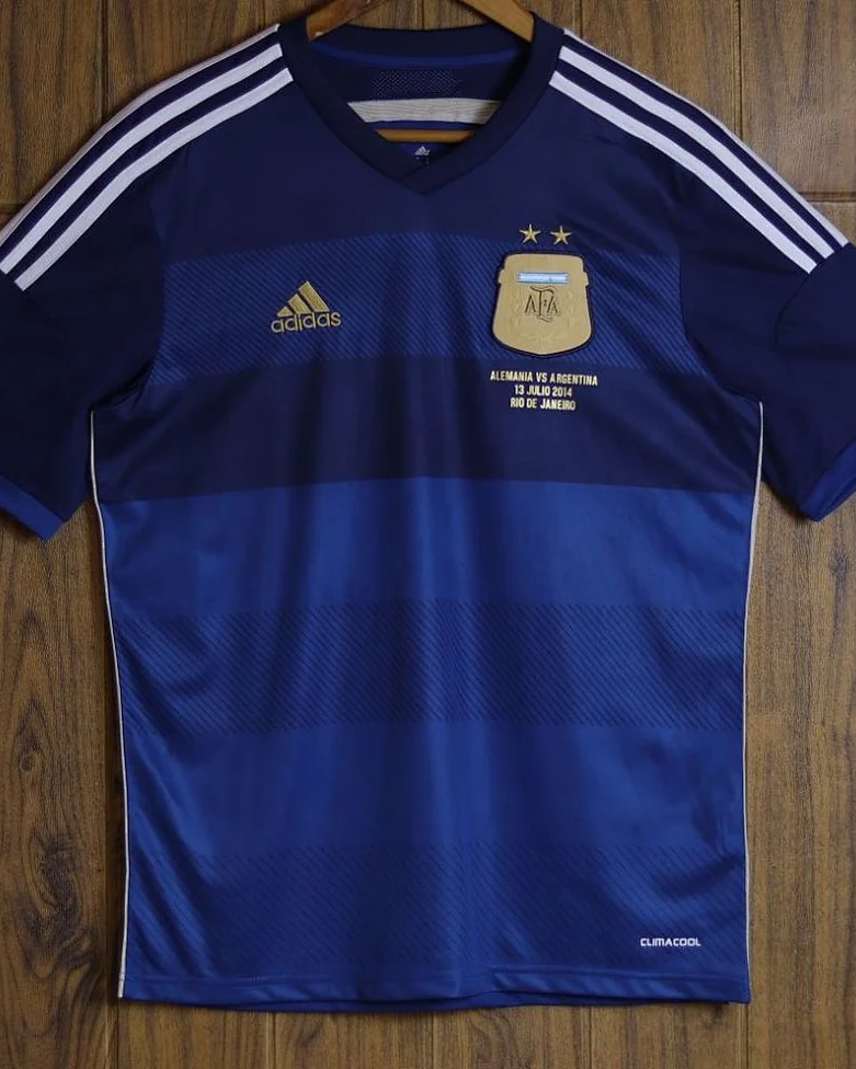 Camisola Retro Argentina 2014 Alternativa