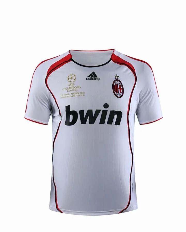 Camisola Retro AC Milan 2006 Alternativa