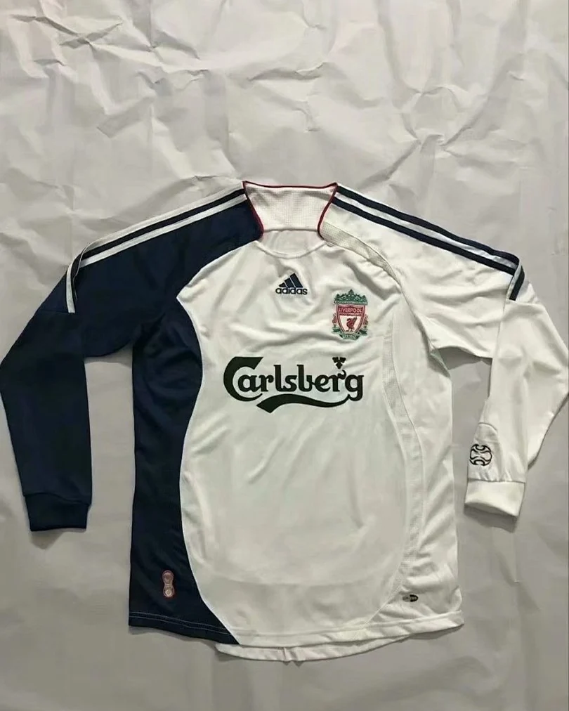Camisola Retro Liverpool 06/07 Alternativa Manga Comprida