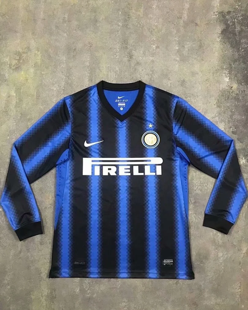 Camisola Retro Inter de Milão 10/11 Manga Comprida
