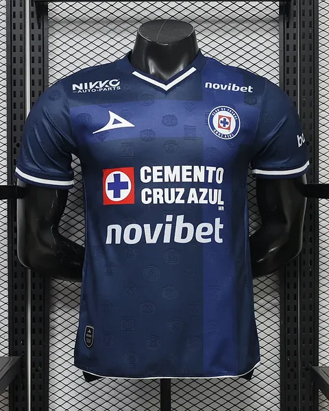 Camisola Cruz Azul 26/27 Alternativa Versão Jogador Azul-Marinho