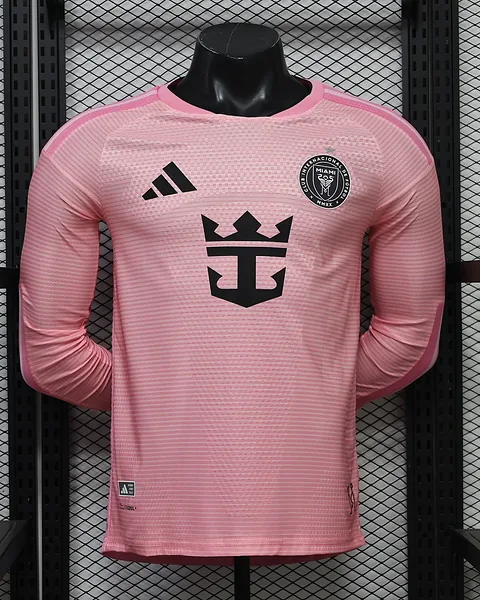 Camisola Inter Miami 26/27 Principal Versão Jogador Manga Comprida