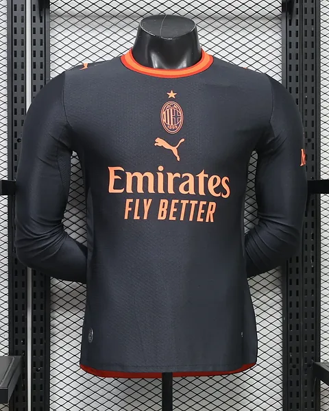 Camisola AC Milan 26/27 Alternativa Manga Comprida