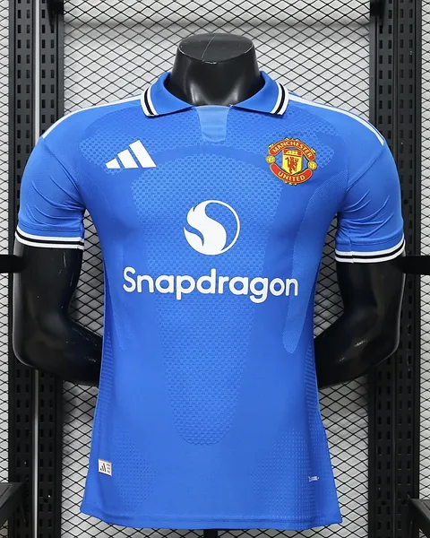 Camisola Manchester United 26/27 Edição Especial Azul Versão Jogador