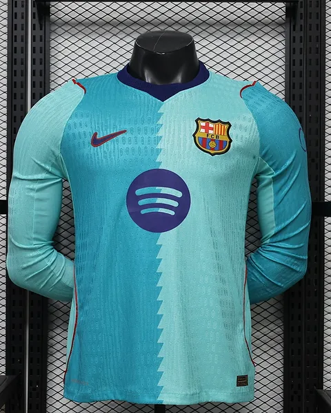 Camisola Barcelona 26/27 Alternativa Versão Jogador Manga Comprida