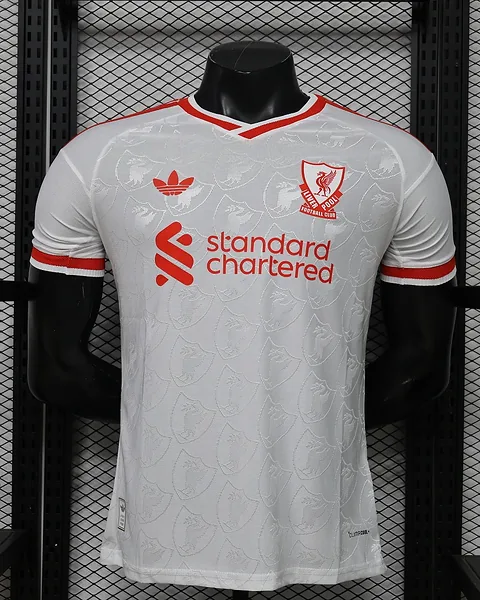 Camisola Liverpool 26/27 Lifestyle Branca Versão Jogador