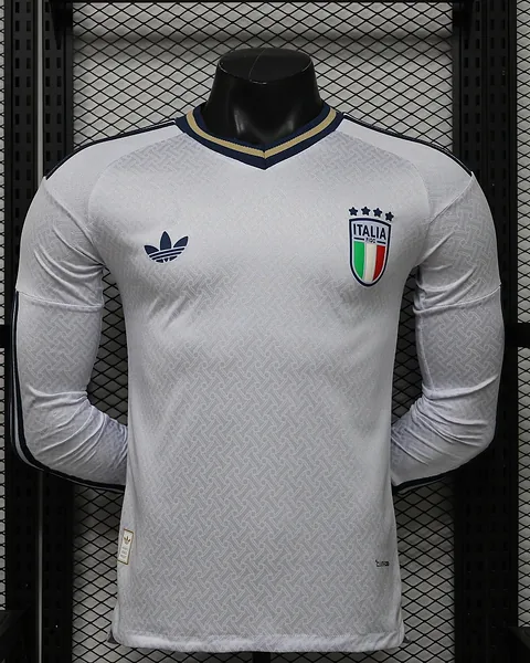 Camisola Itália 26/27 Alternativa Versão Jogador Manga Comprida