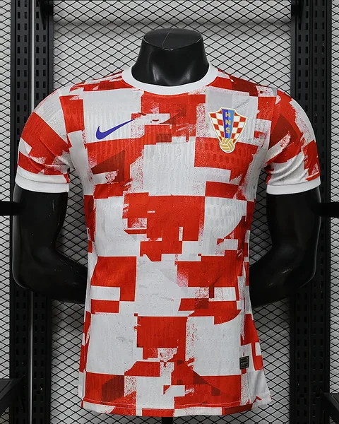 Camisola Croácia 26/27 Edição Especial Vermelha Versão Jogador