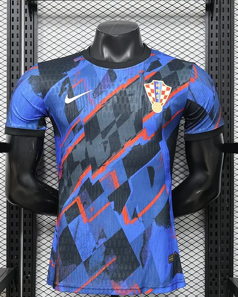 Camisola Croácia 26/27 Edição Especial Azul Versão Jogador