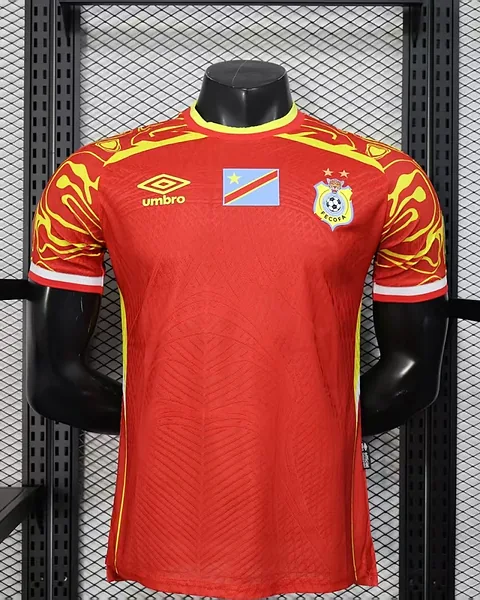 Camisola RD Congo Vermelha Versão Jogador