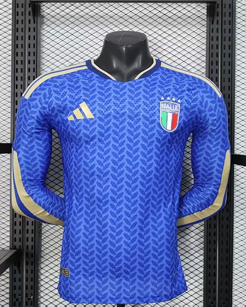 Camisola Itália 26/27 Principal Versão Jogador Manga Comprida