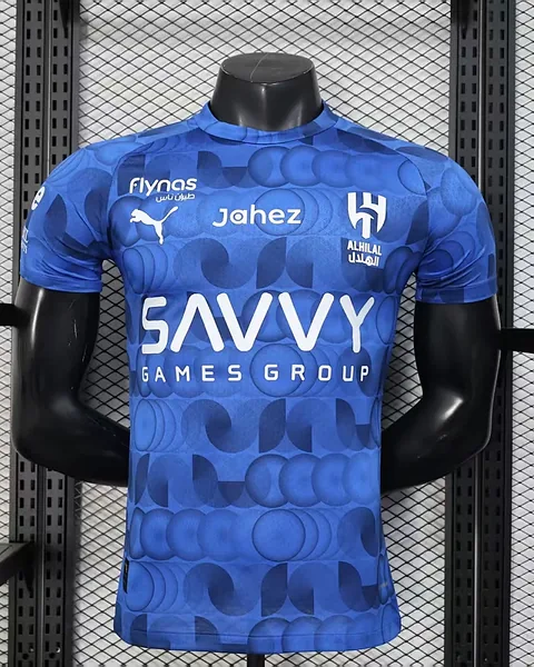 Camisola Al-Hilal Pré-Jogo Versão Jogador