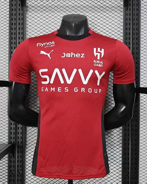 Camisola Al-Hilal Vermelha Versão Jogador