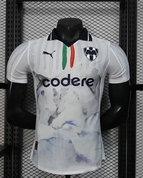 Camisola Monterrey Mundial Branca Versão Jogador