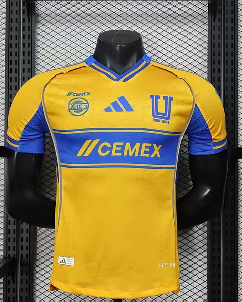 Camisola Tigres UANL 25/26 Principal Versão Jogador