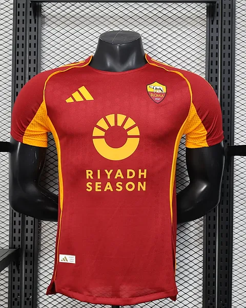 Camisola AS Roma 25/26 Vermelha Versão Jogador
