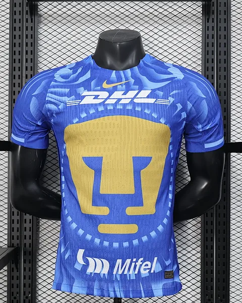 Camisola Pumas UNAM Azul Versão Jogador
