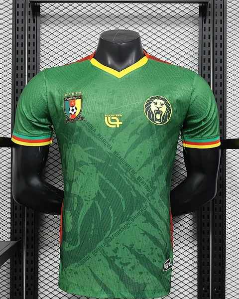 Camisola Camarões Verde Versão Jogador
