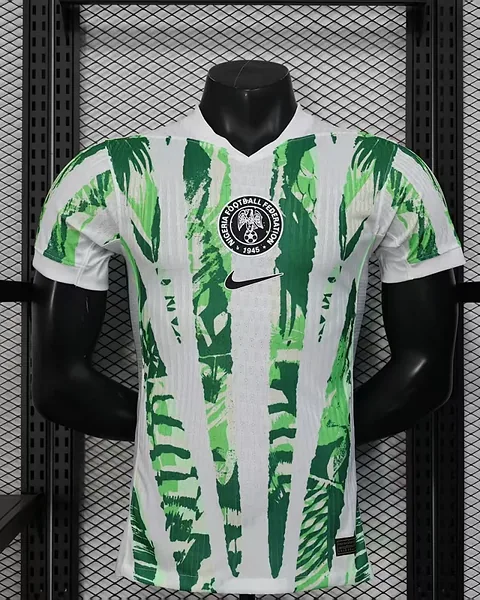 Camisola Nigéria 2025 Verde Versão Jogador