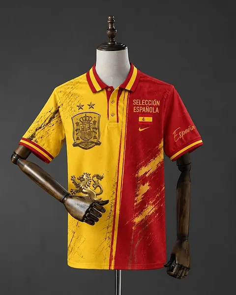 Camisola Espanha 26/27 Edição Especial Amarela · Modelo 3